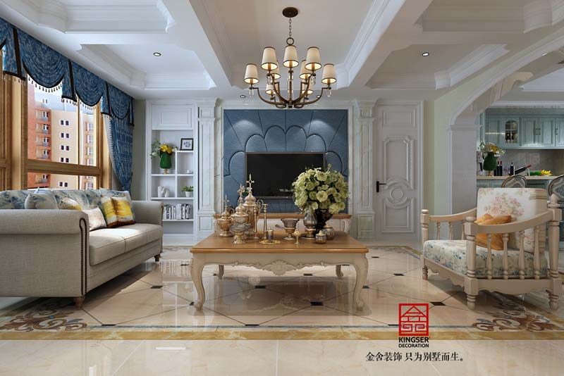天下錦程270平米簡(jiǎn)歐風(fēng)格裝修效果圖