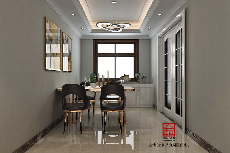 國賓壹號139平裝修美式風(fēng)格效果圖