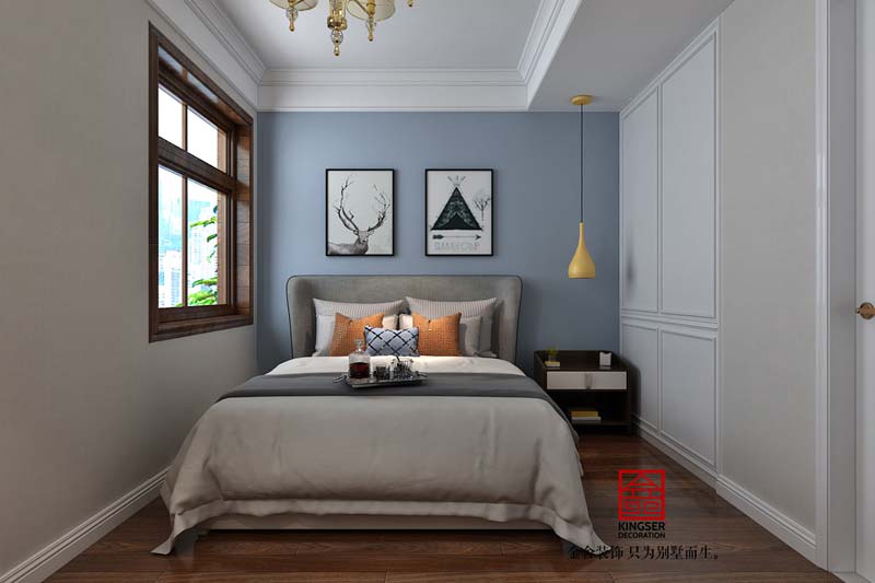 國賓壹號139平裝修美式風(fēng)格效果圖