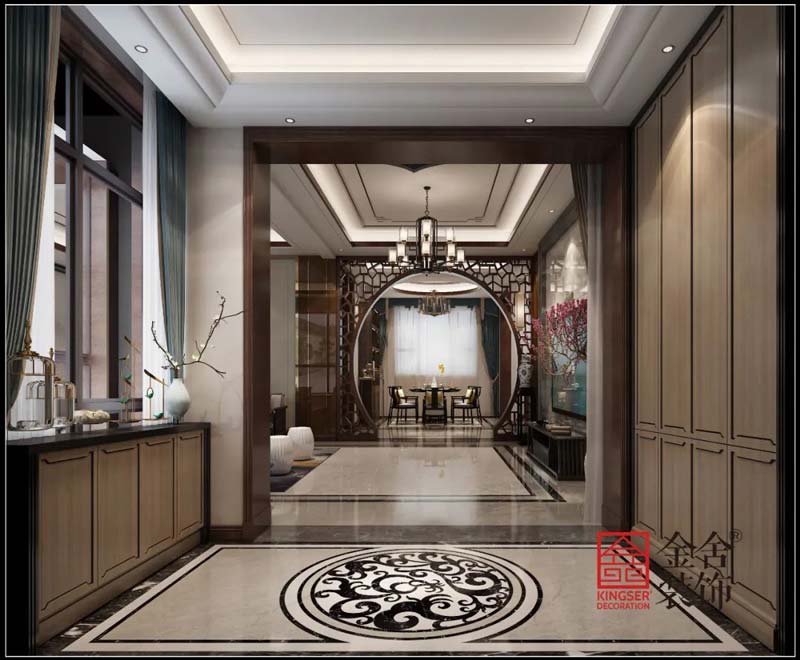 新樂自建別墅裝修效果圖-700㎡-混搭風格