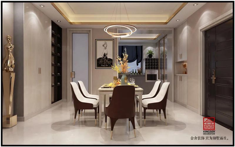 翰林甲第166㎡輕奢風格裝修效果圖