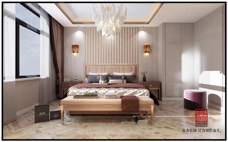 翰林甲第166㎡輕奢風格裝修效果圖