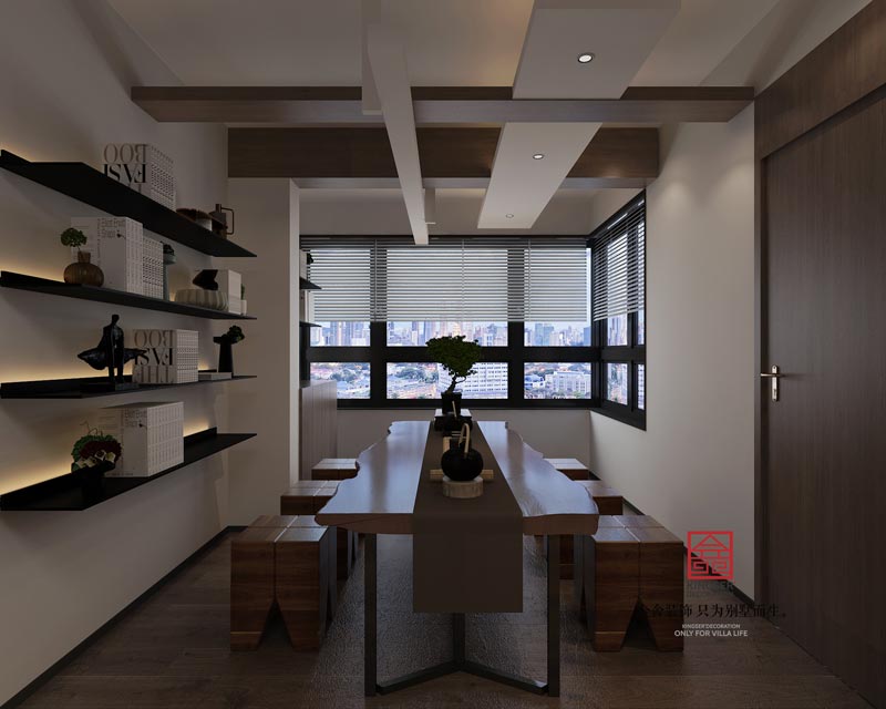 榮盛華府190㎡現(xiàn)代極簡(jiǎn)裝修效果圖