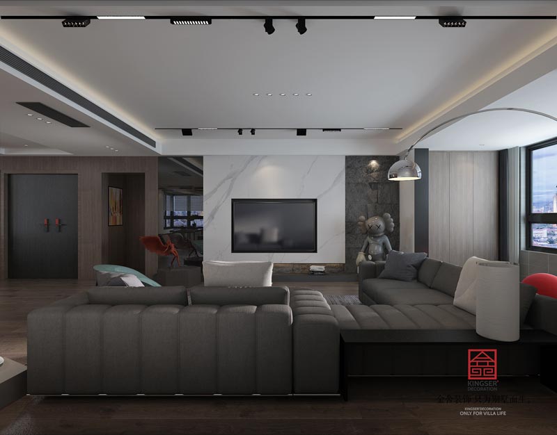 榮盛華府190㎡-現(xiàn)代極簡(jiǎn)-裝修效果圖