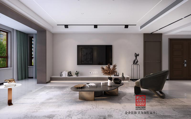 榮盛華府輕奢風格裝修效果圖