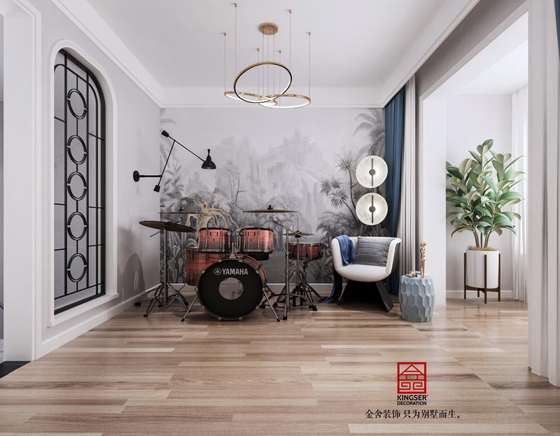 大者別墅裝修設(shè)計-200㎡-現(xiàn)代法式方案