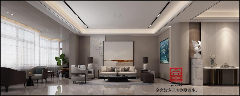 榮盛華府-新中式-裝修效果圖