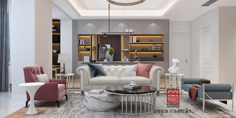 瀚林甲第167平米-美式風(fēng)格裝修