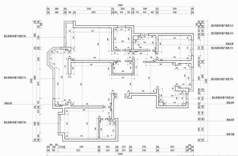 圖榮盛華府178平原始戶型圖