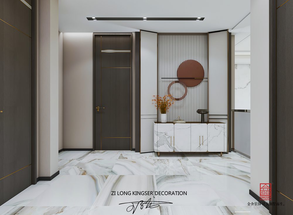 漢王府230平米現(xiàn)代簡約裝修-玄關(guān)