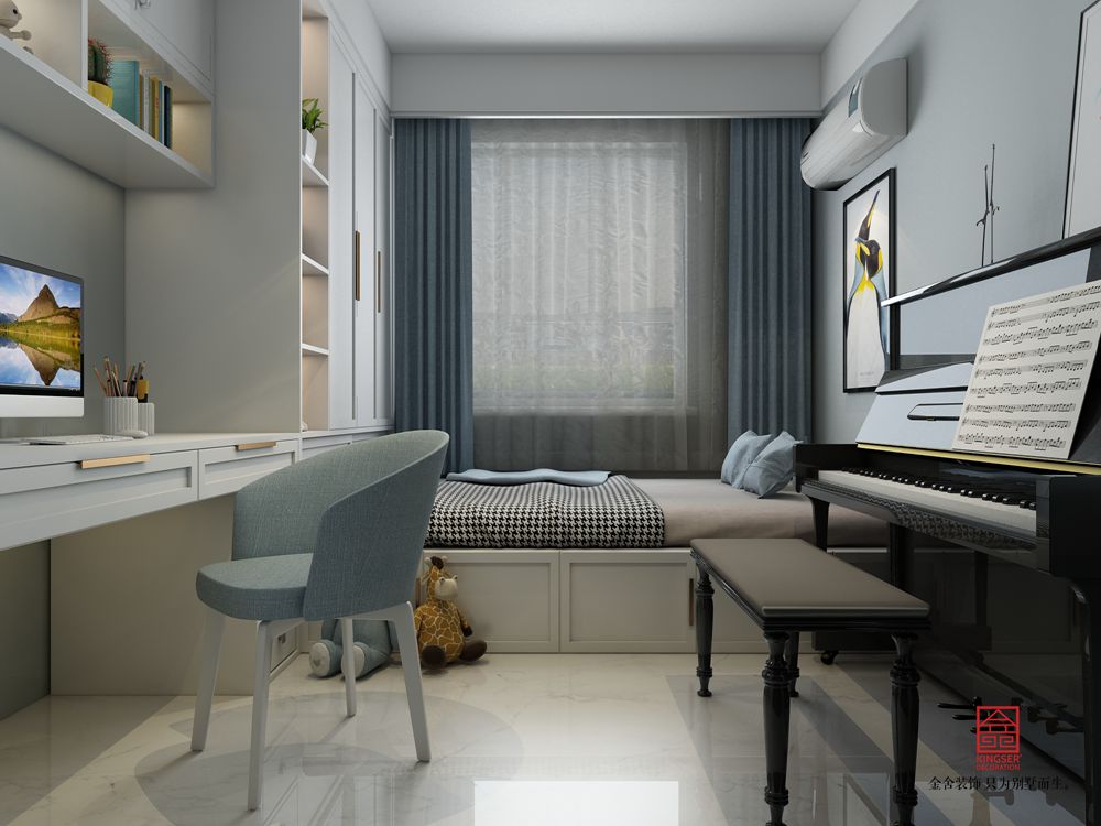 國宅150平米新中式風(fēng)格裝修-兒童房