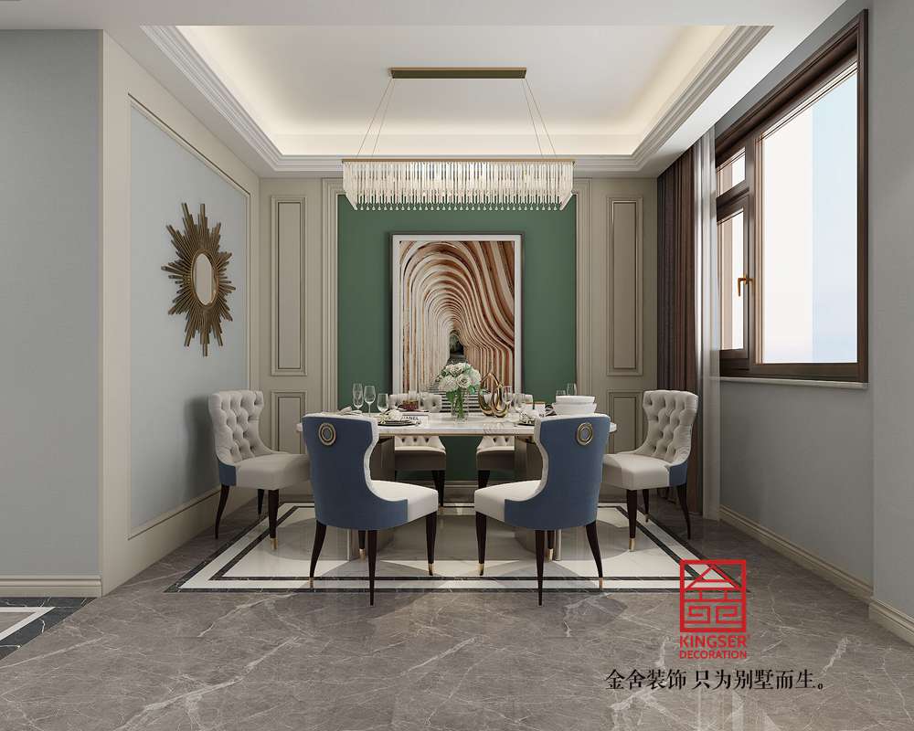 大者別墅350平米裝修-簡美風格-餐廳