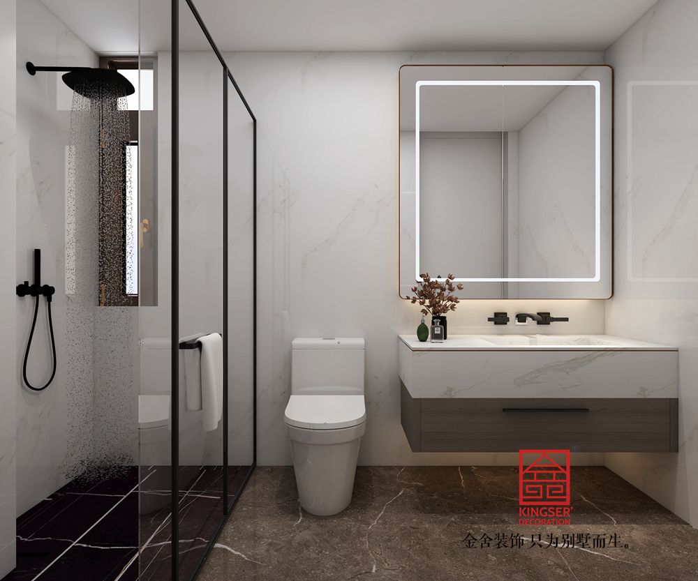 大者別墅350平米裝修-簡美風格-衛(wèi)生間