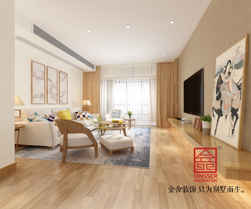 阿爾卡迪亞榮逸院子119平 現(xiàn)代日式風格案例