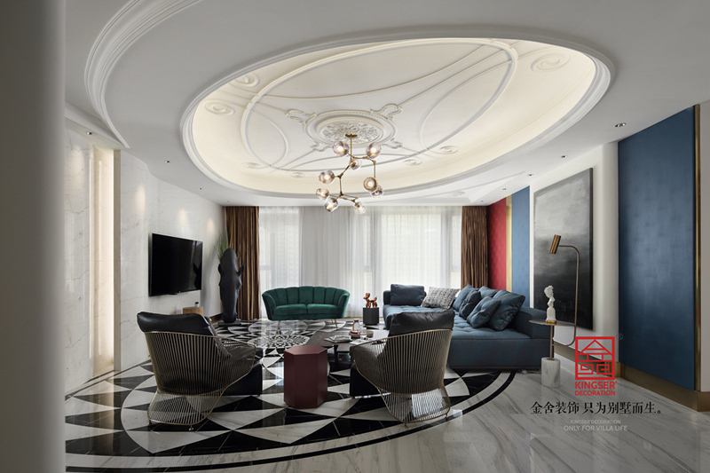 天山九峯210㎡當(dāng)代風(fēng)格裝修實(shí)景圖