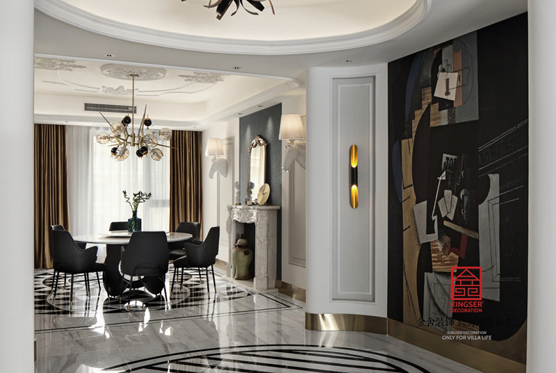 天山九峯210㎡當(dāng)代風(fēng)格裝修實(shí)景圖