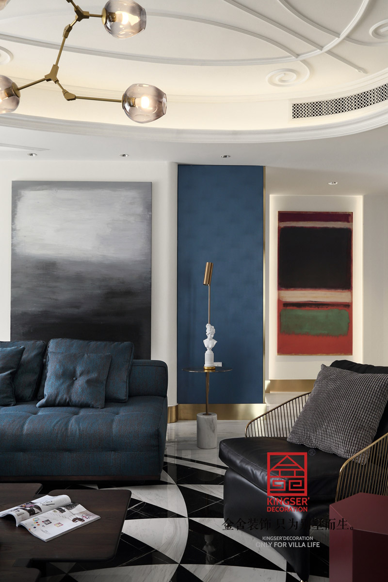 天山九峯210㎡當(dāng)代風(fēng)格裝修實(shí)景圖