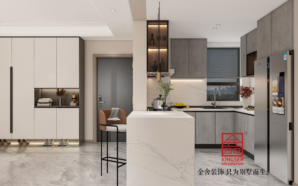 天山熙湖二期91平米-現(xiàn)代極簡(jiǎn)風(fēng)格-餐廳