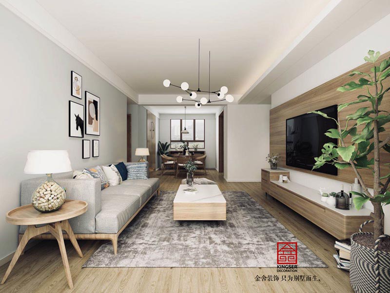 東南智匯城135平米裝修設(shè)計案例