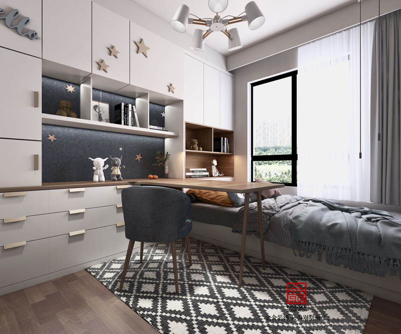 東南智匯城135平米裝修設(shè)計案例