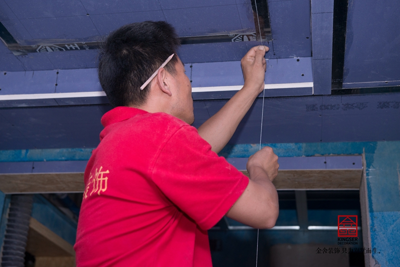  天山國賓一號158平瓦工施工現(xiàn)場