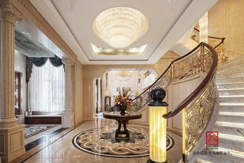 無極御瓏華府別墅裝修設(shè)計實景圖