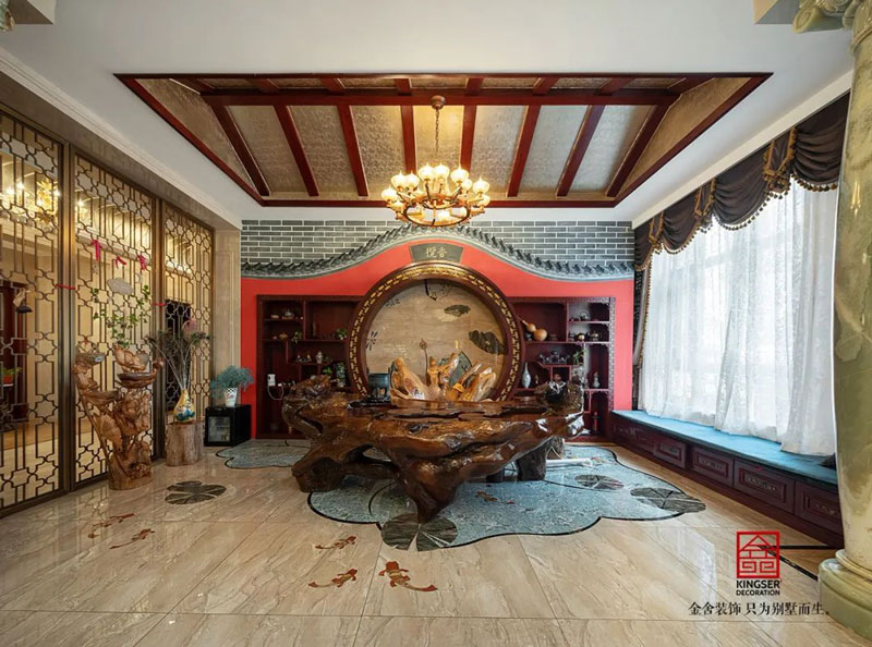 無極御瓏華府別墅裝修設(shè)計實景圖