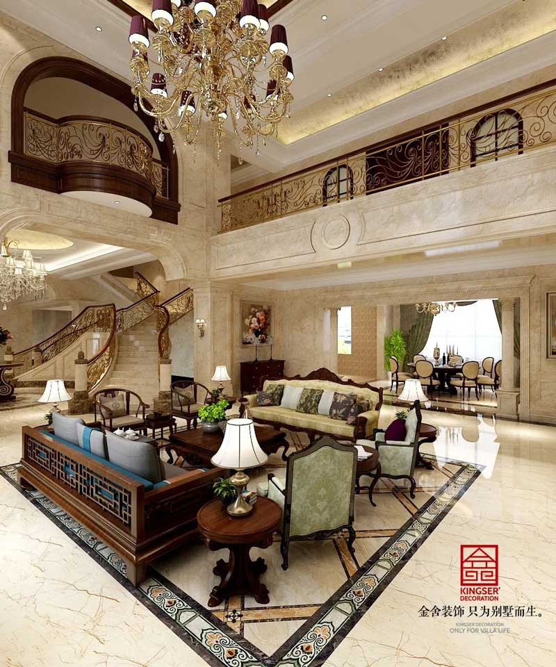 無極御瓏華府別墅裝修設(shè)計效果圖