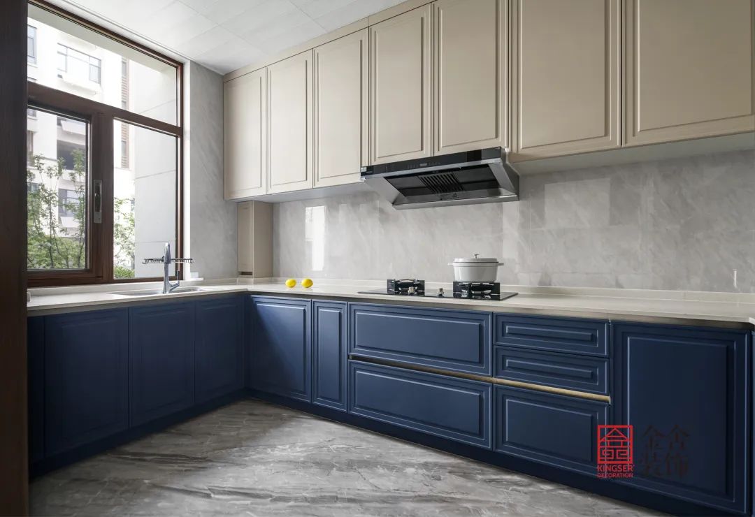 乾園燕熙臺360平米新中式風格裝修-廚房