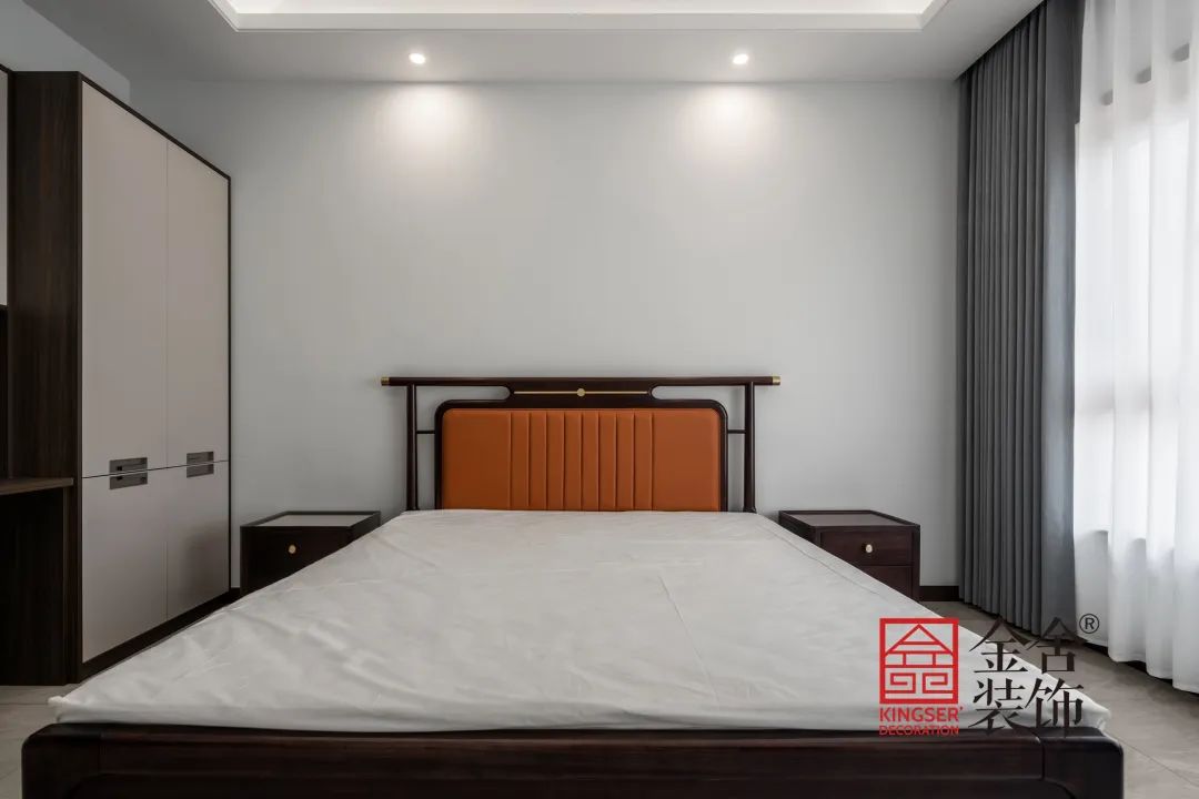 阿爾卡迪亞鹿府150平米新中式風(fēng)格裝修-臥室