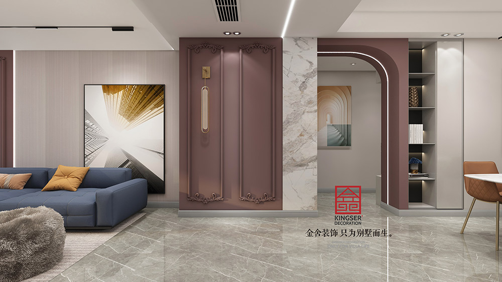 德賢華府157平米-現(xiàn)代法式裝修-玄關(guān)