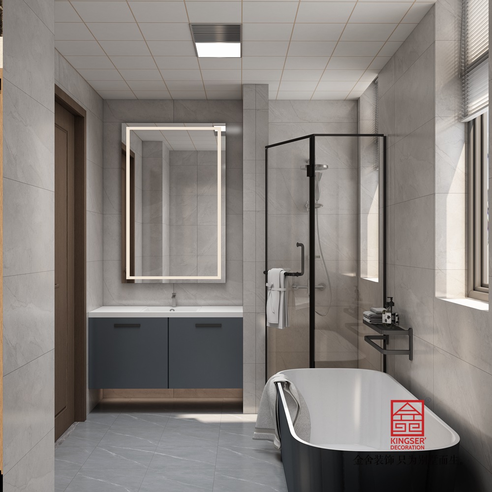 皓順府370平新中式風格裝修-衛(wèi)生間