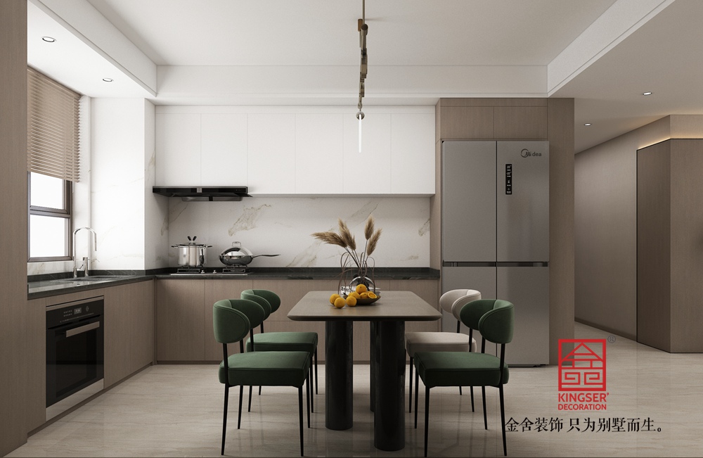 維多利亞127平米現(xiàn)代簡(jiǎn)約風(fēng)格裝修-餐廳