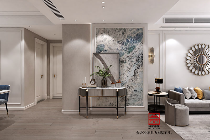 融創(chuàng)中心180平米現(xiàn)代輕奢裝修效果圖