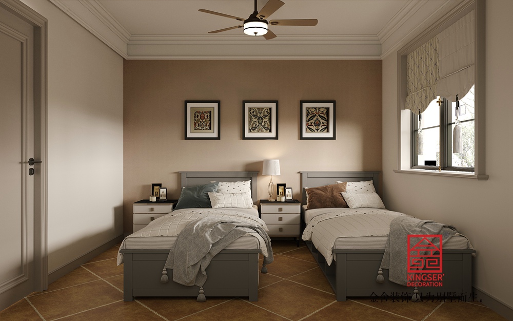 國(guó)仕山130平米歐式風(fēng)格裝修-兒童房