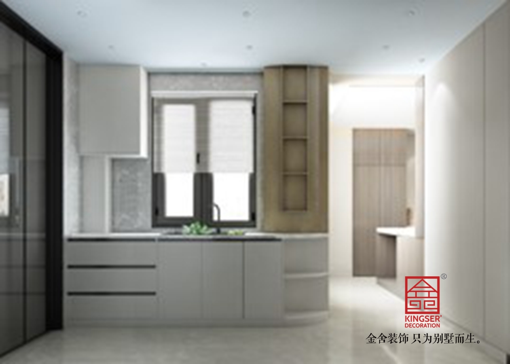 國(guó)赫天著180平米現(xiàn)代輕奢風(fēng)格-廚房