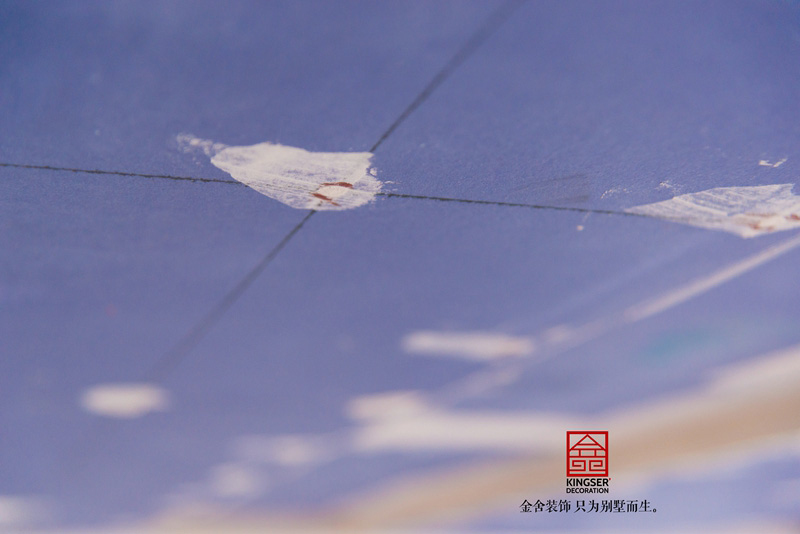 中冶德賢公館150平米裝修施工現(xiàn)場(chǎng)