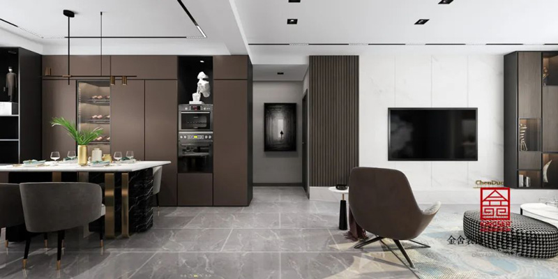 東南智匯城120㎡臺式風格裝修效果圖