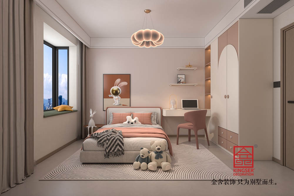 維多利亞140平米現(xiàn)代簡(jiǎn)約風(fēng)格裝修-臥室