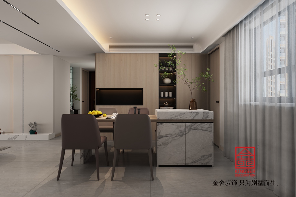 維多利亞220平米現(xiàn)代簡(jiǎn)約風(fēng)格裝修-餐廳