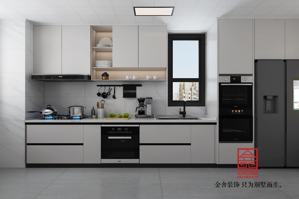 維多利亞220平米現(xiàn)代簡(jiǎn)約風(fēng)格裝修-廚房