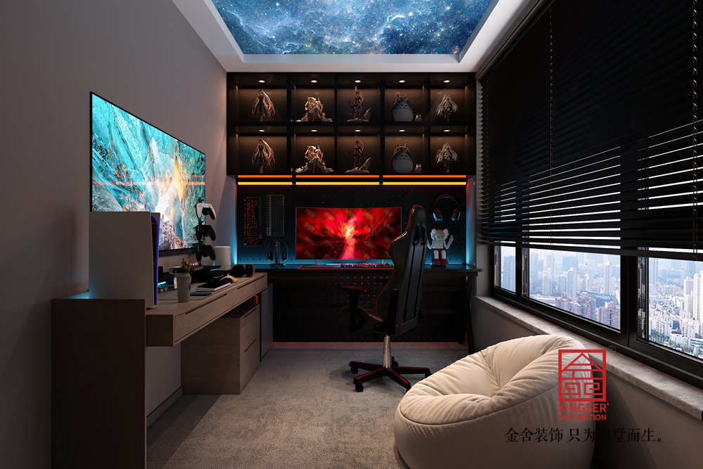秀水名邸270平米現(xiàn)代簡(jiǎn)約風(fēng)格裝修-電競(jìng)房