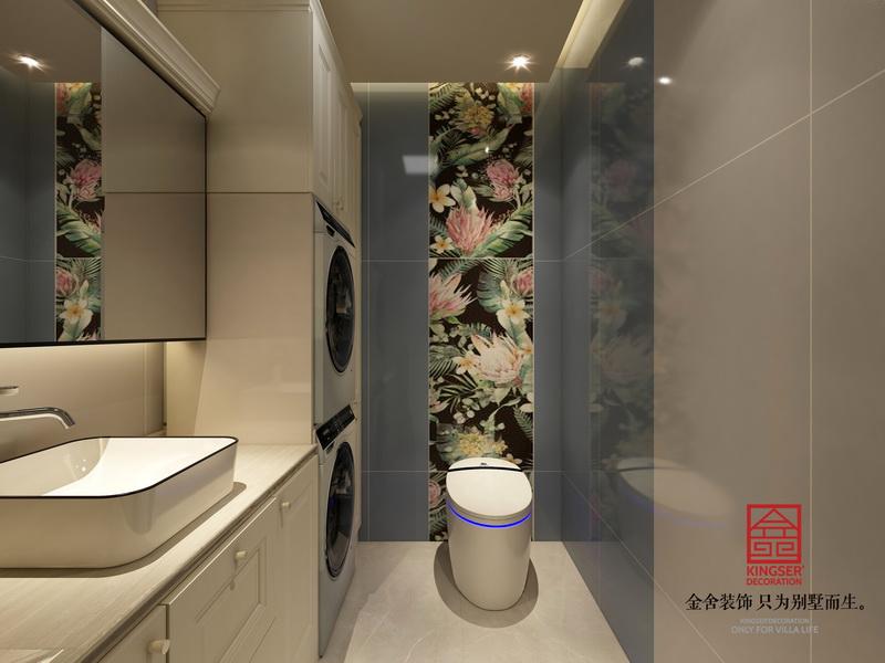 唐城壹零壹150平米美式風(fēng)格裝修-衛(wèi)生間