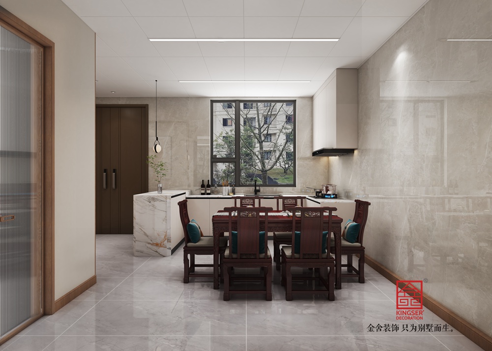 中央云著266平米新中式風格裝修-餐廳