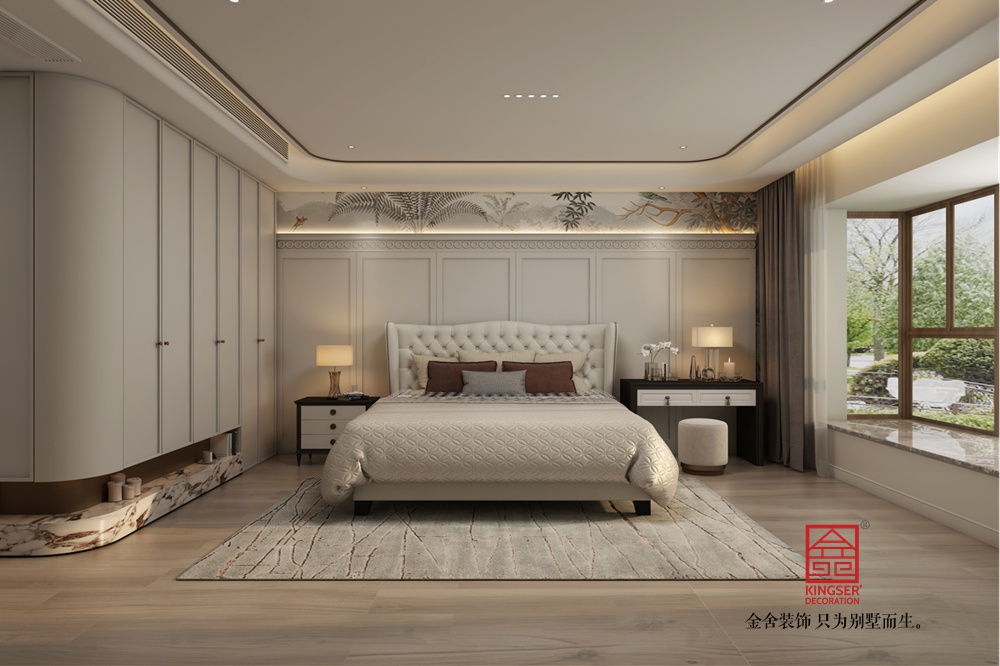 恒大華府280平米現(xiàn)代輕奢風(fēng)格裝修-臥室