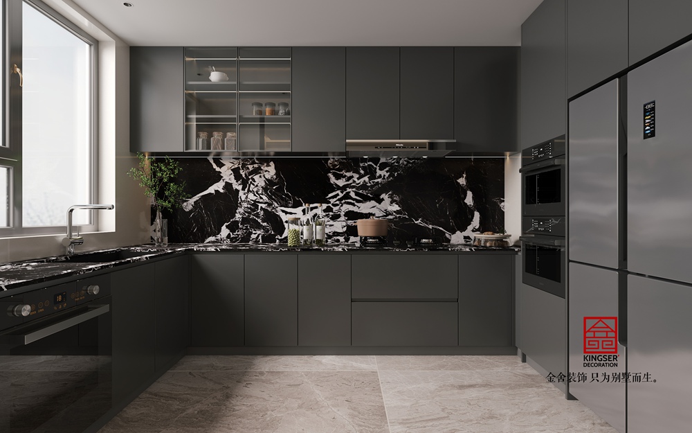 交投高新苑229平米現(xiàn)代簡約風(fēng)格裝修-廚房