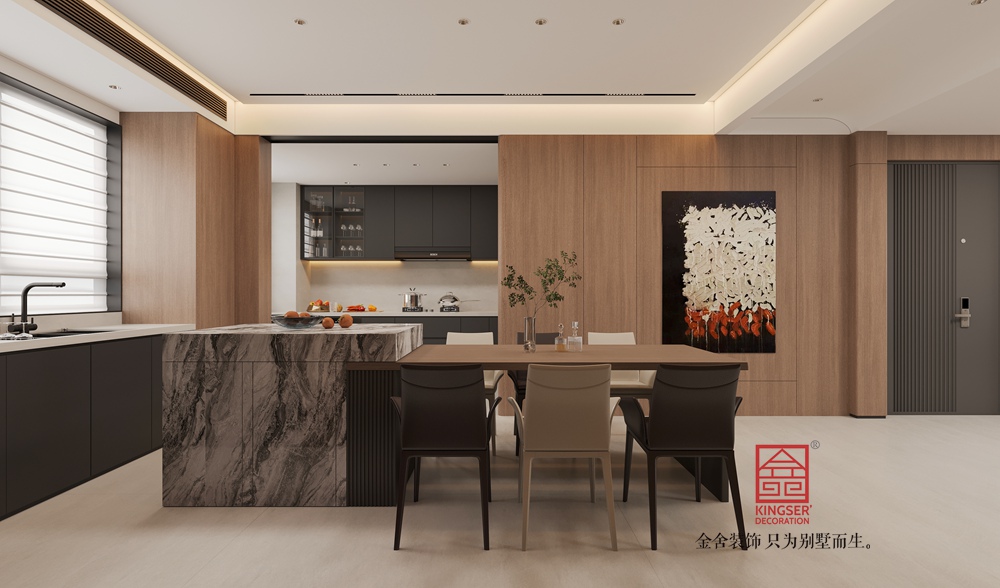 嘉和名著230平米意式輕奢風(fēng)格裝修-餐廳