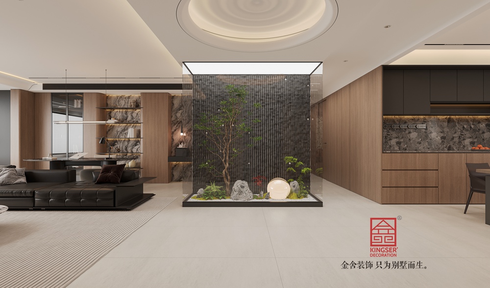 嘉和名著230平米意式輕奢風(fēng)格裝修-玄關(guān)