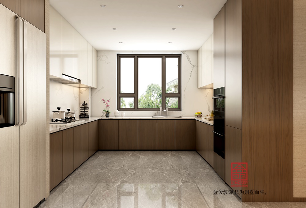 中海峯235平米現(xiàn)代簡(jiǎn)約裝修-廚房