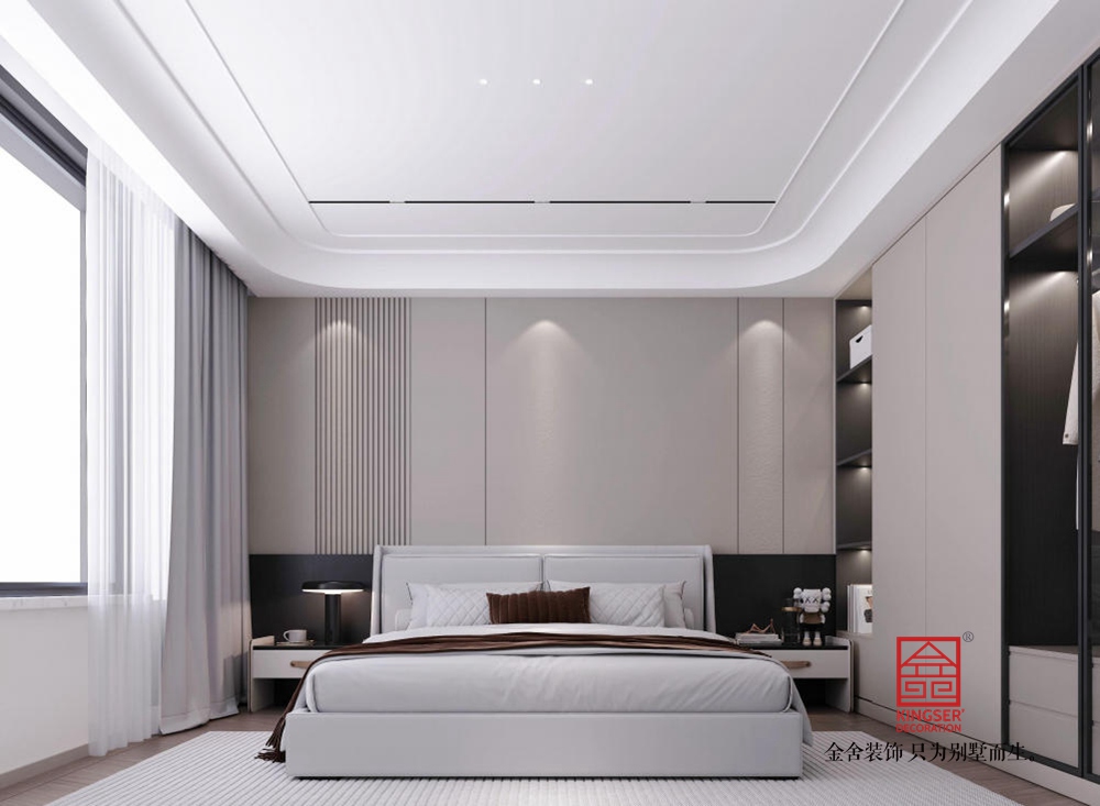 中海峯200平米現(xiàn)代簡約風(fēng)格裝修-臥室
